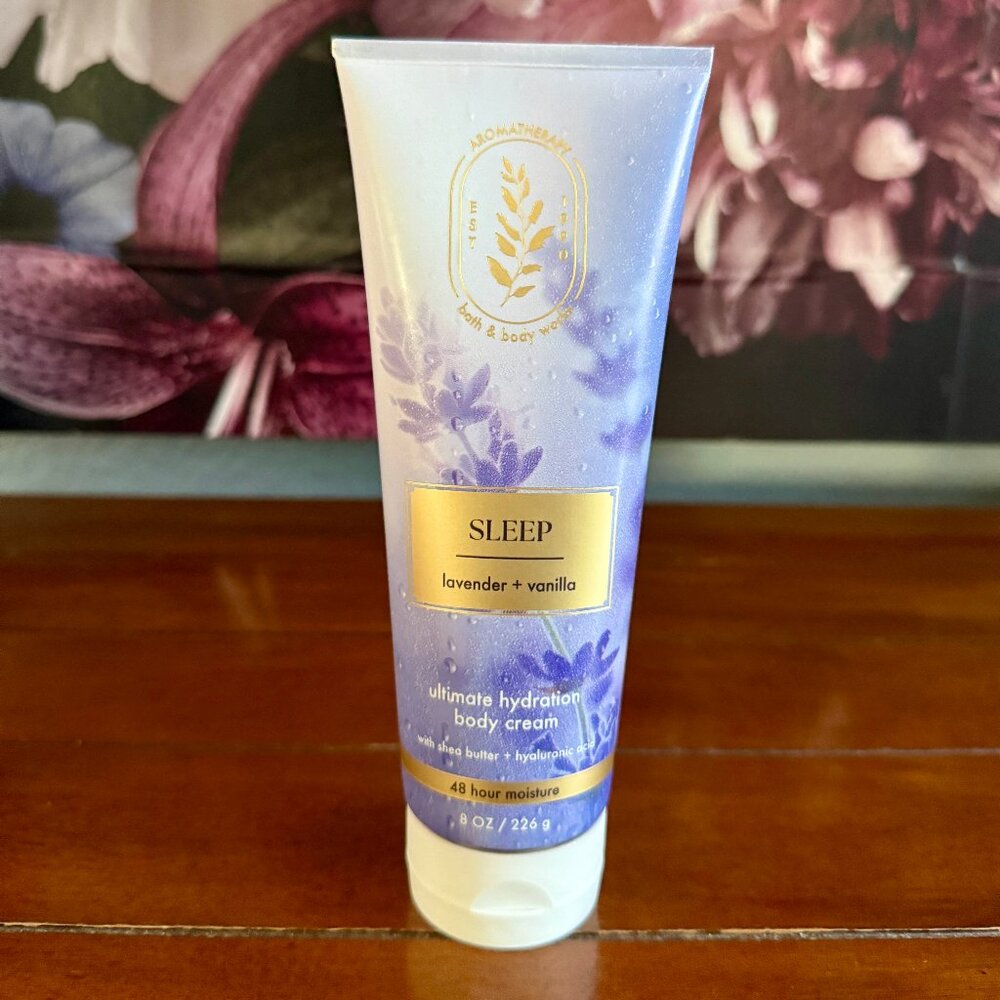 NEW Aromatherapy SLEEP LAVENDER + VANILLA Body Cream Bath & Body Works